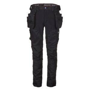 Bulldog stretchbukse, svart, 4-veis stretch