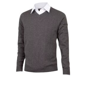 PIMA COTTON V-NECK